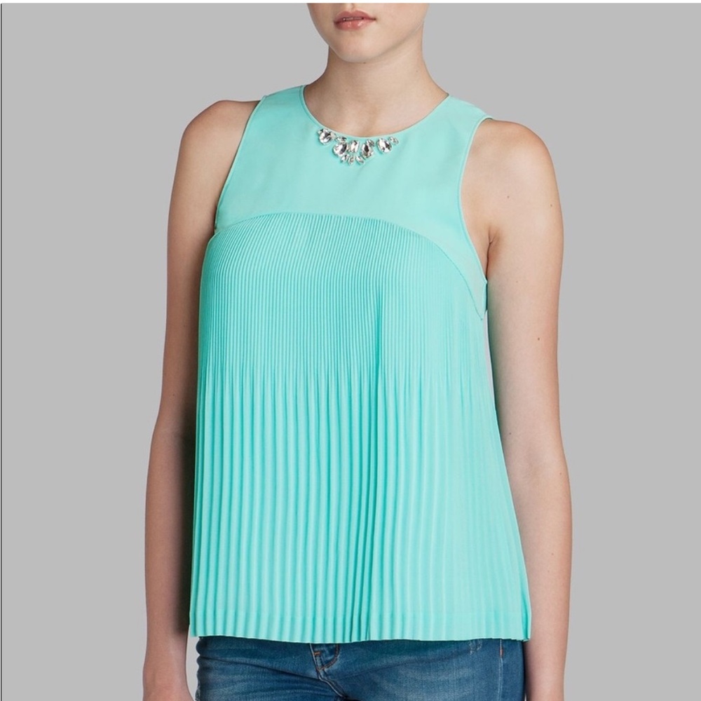 Ted Baker Mint Pleated Women's Top